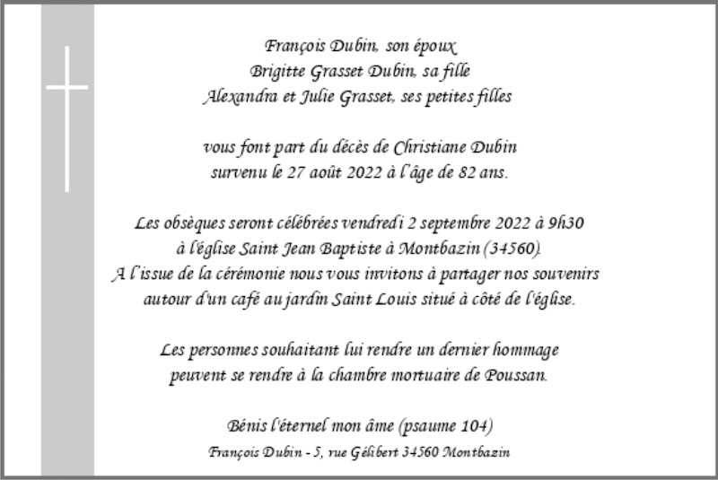 2012.04.04 Christiane Dubin faire part 800