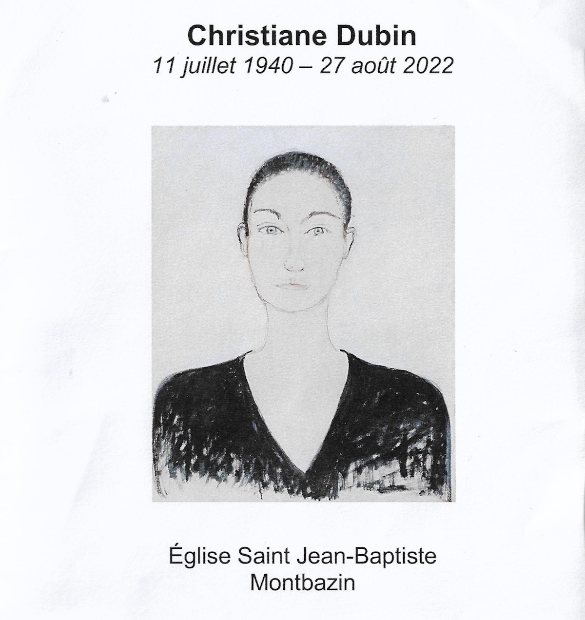 1 2022.09.02 Enterrement Christiane Dubin Montbazin livret 1200 - 2