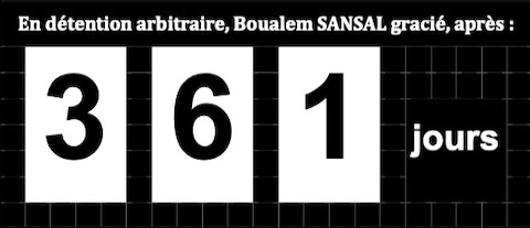 N° 515 Après 361 jours d’attente,  Boualem SANSAL enfin libéré.